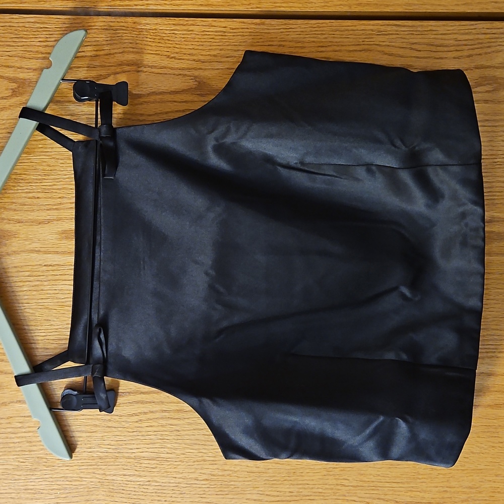 GAP Black Satin Blouse